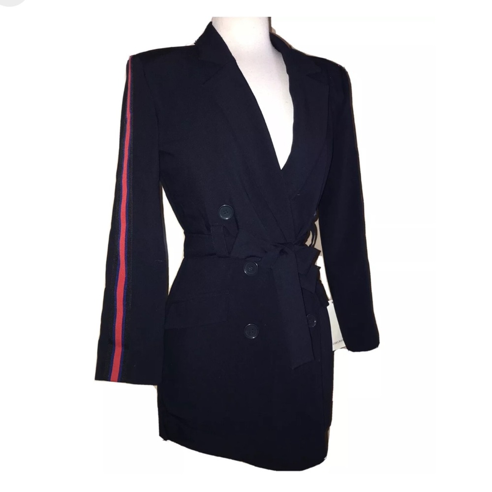 NWOT ZARA Bloggers Favorite Navy Jumpsuit - Picture 7 of 7